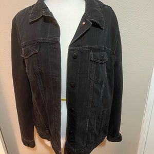 Black denim jacket XL tall